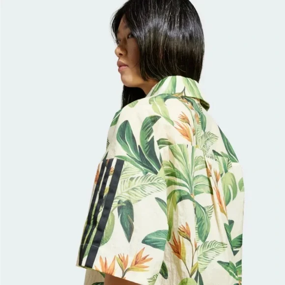 New $90 Adidas x Farm Rio Premium Women’s polo - Picture 5 of 9